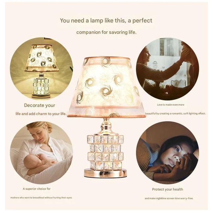 Modern LED Bedside Night Light & Decorative Reading Lamp