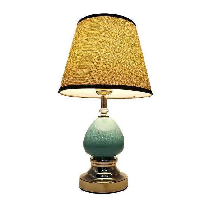 Modern Green LED Bedside Night Light & Reading Lamp – Decorative Table Lamp for Bedroom, Living Room & Office