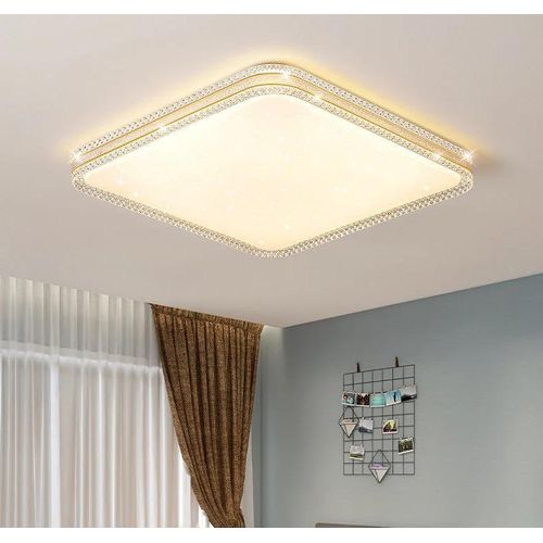 Square LED Ceiling Light with Remote Control