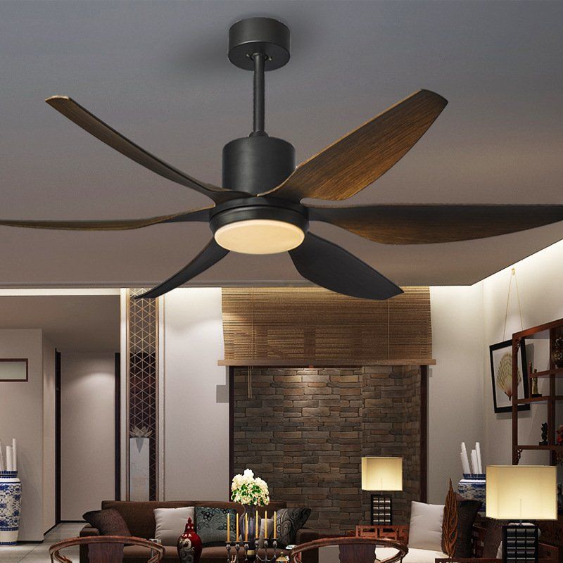 6 Blade Silent Cooling 3 Color LED 52 Inch Ceiling Fan with Light & Remote Control - Bumble Shop