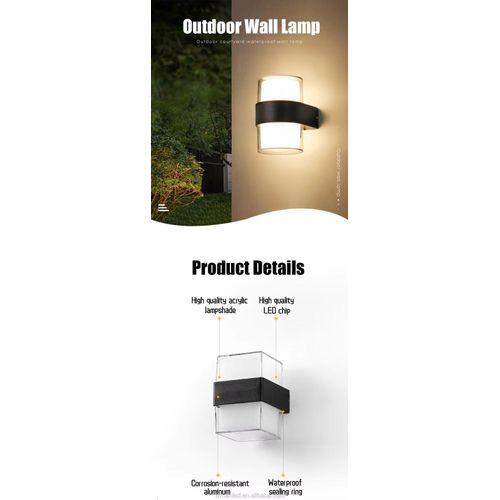 12W Up and Down LED Wall Light